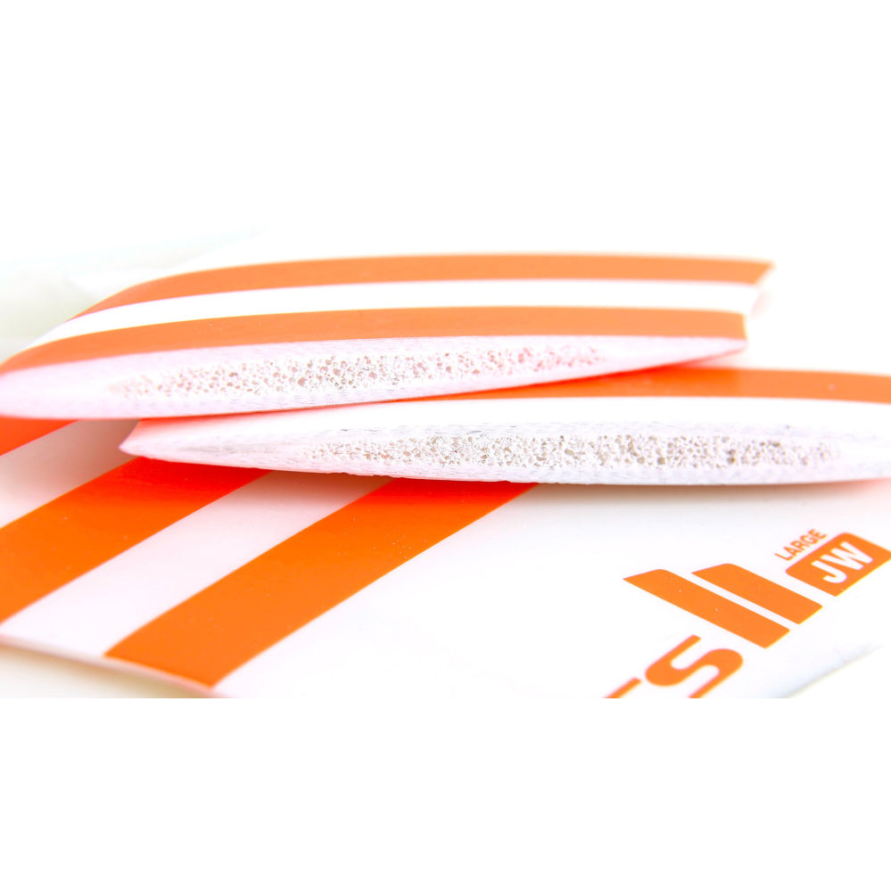 FCS II THRUSTER - Julian Wilson PC AIRCORE Tri Fins Large - Orange/White