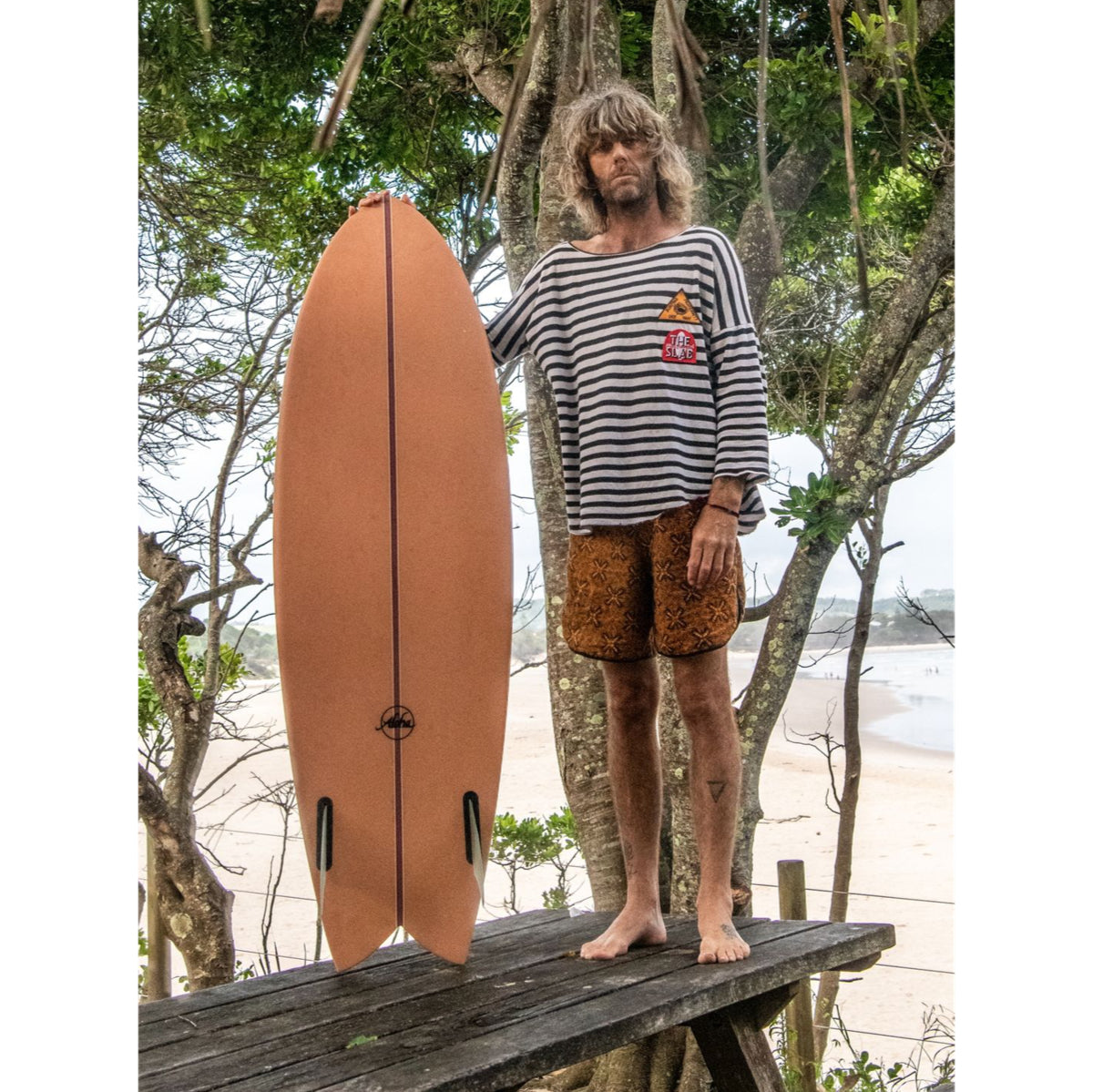 Aloha Keel Twin 6'4 PU Blue - Futures