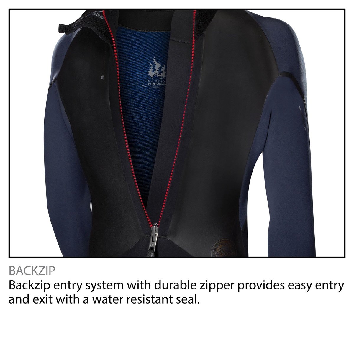 2mm O'Neill Womens REACTOR-2 Back Zip S/S Spring