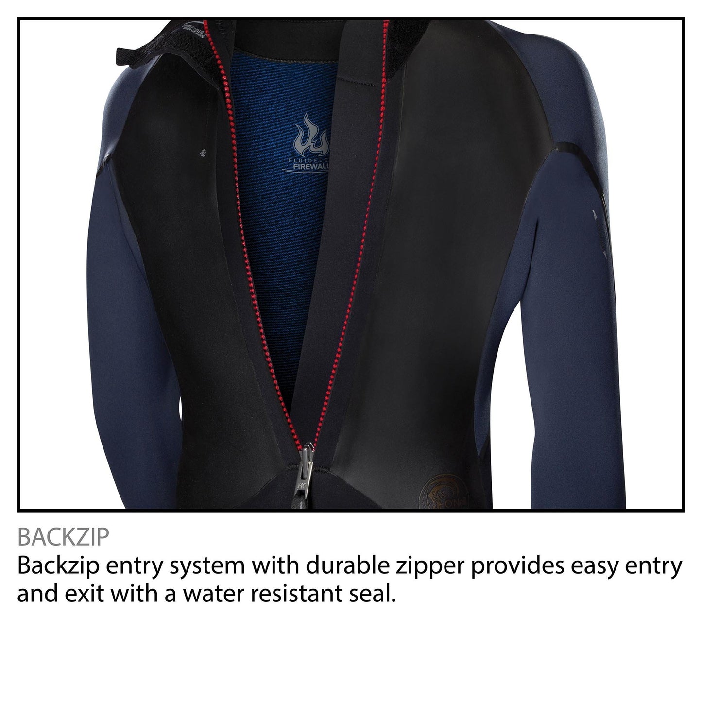 4/3 Mens O'Neill EPIC CT Wetsuit - Back Zip - Surf Ontario
