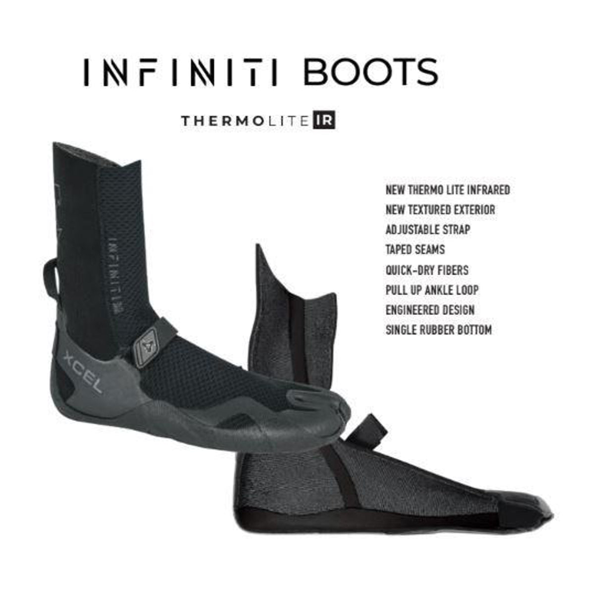 Booties 5mm XCEL Infiniti Round Toe