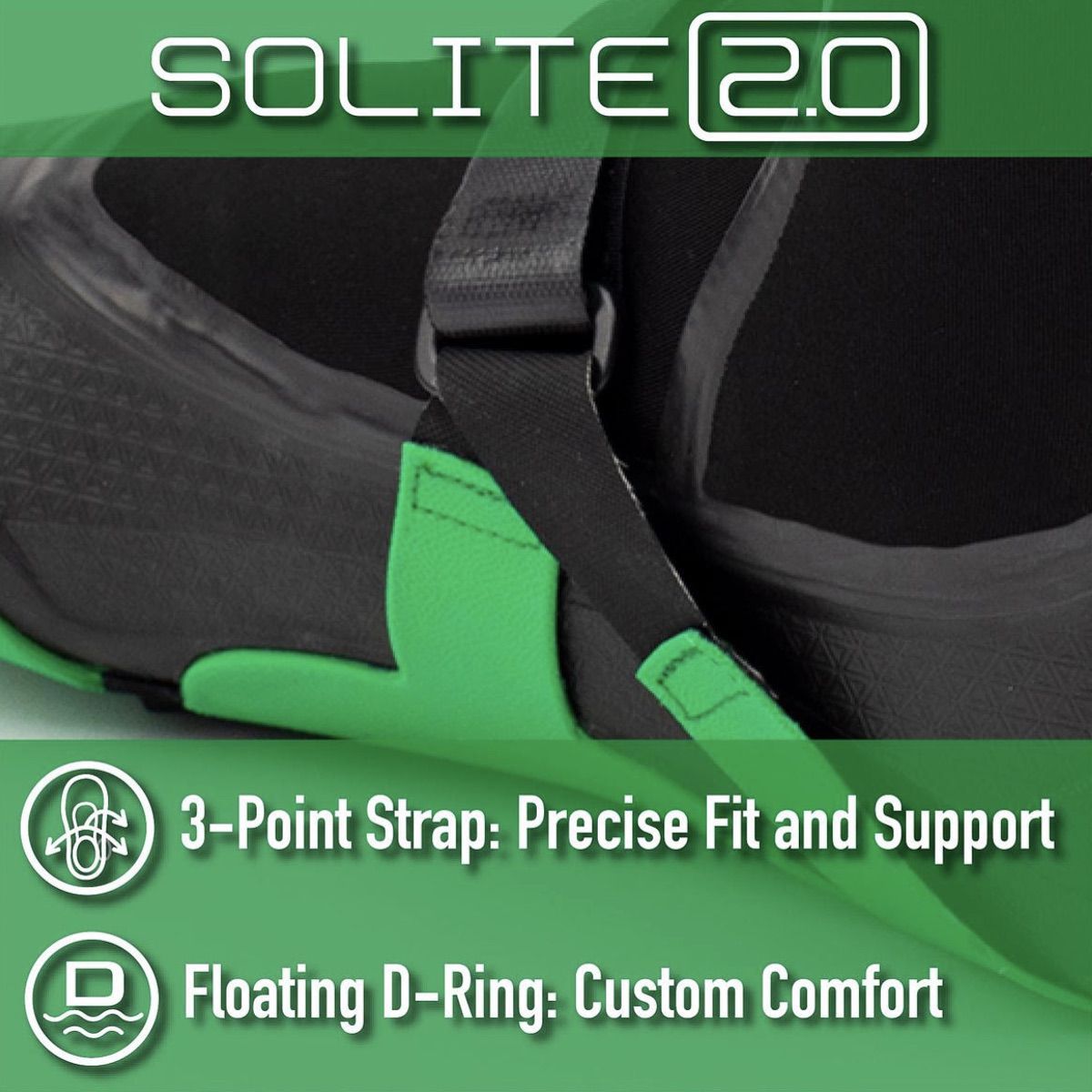 Booties 8mm SOLITE Custom FIRE 2.0 (Black/Red) - Includes 1mm Neoprene Heat Booster Socks