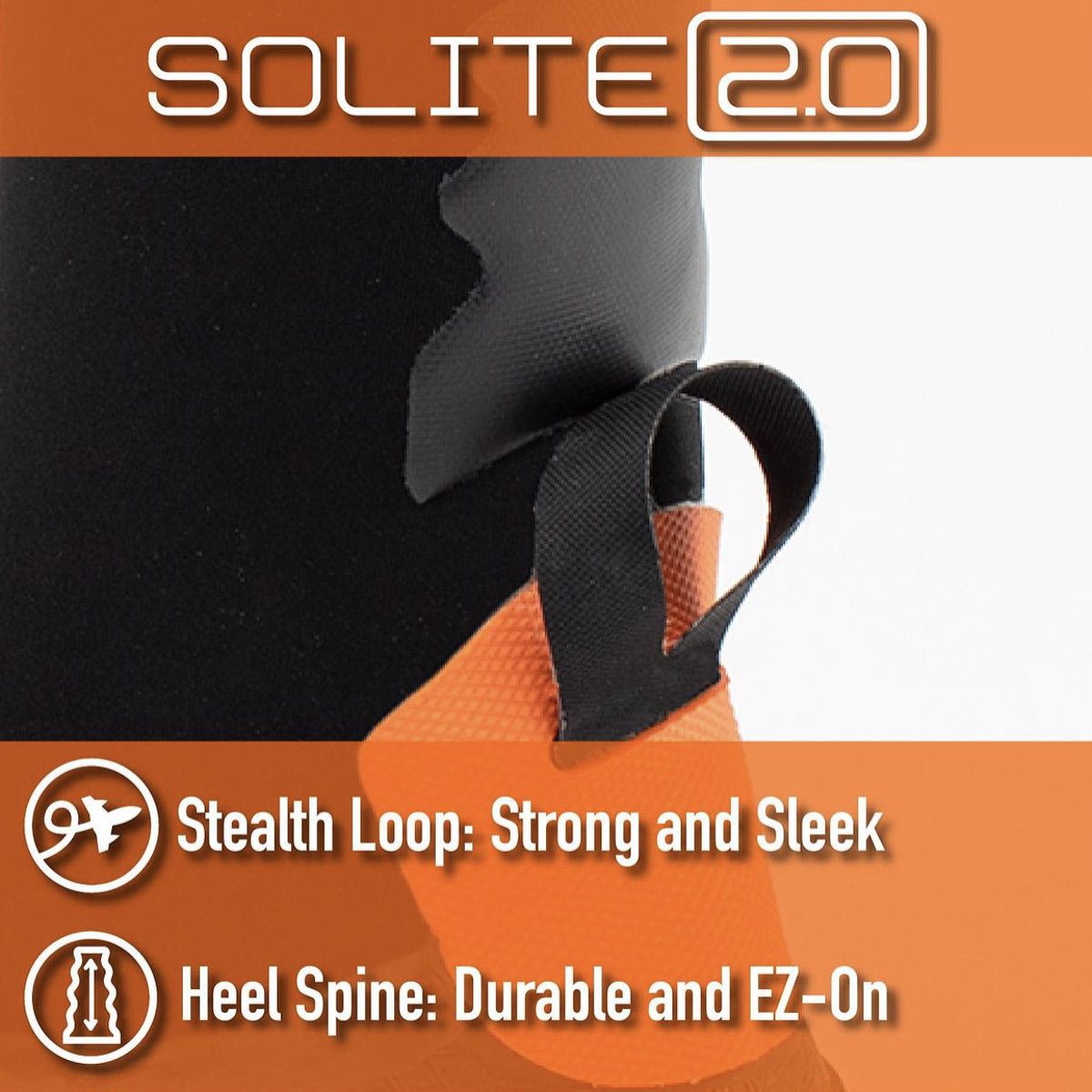 Booties 8mm SOLITE Custom FIRE 2.0 (Black/Red) - Includes 1mm Neoprene Heat Booster Socks