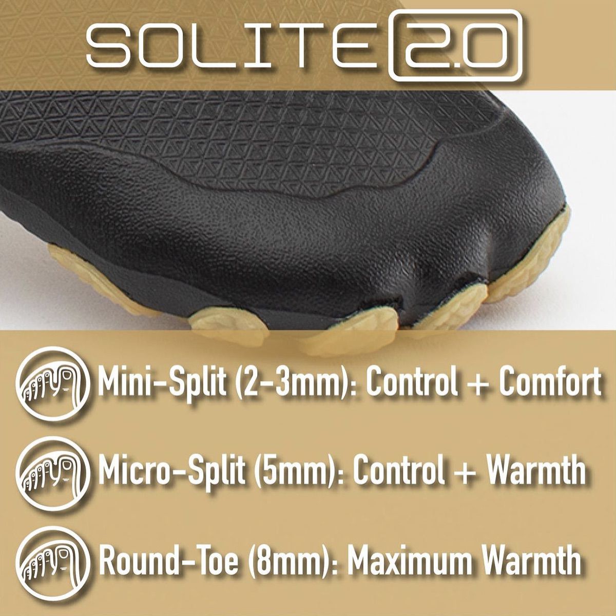 Booties 8mm SOLITE Custom FIRE 2.0 (Black/Red) - Includes 1mm Neoprene Heat Booster Socks