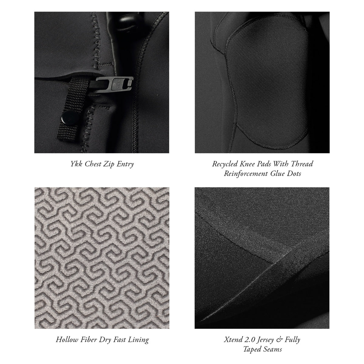 4/3 Youth Vissla 7 Seas Boys Raditude Chest Zip - Gun Metal