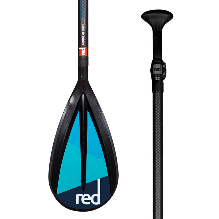 SUP paddles - Red Paddle - Red 100 Carbon Nylon 3pc Cam Lock