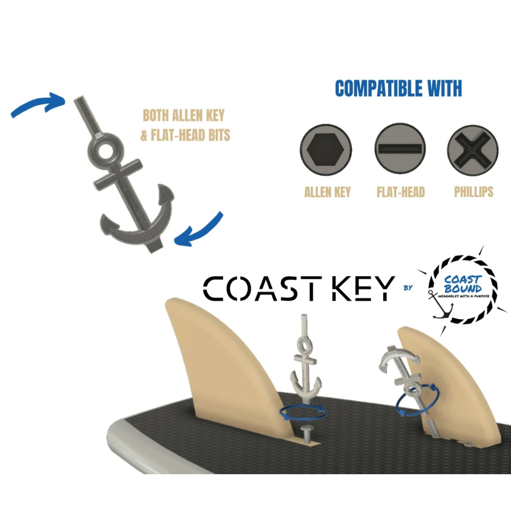 
                  
                    Jewellery / Fin Screw Key - COAST KEY Bracelet
                  
                