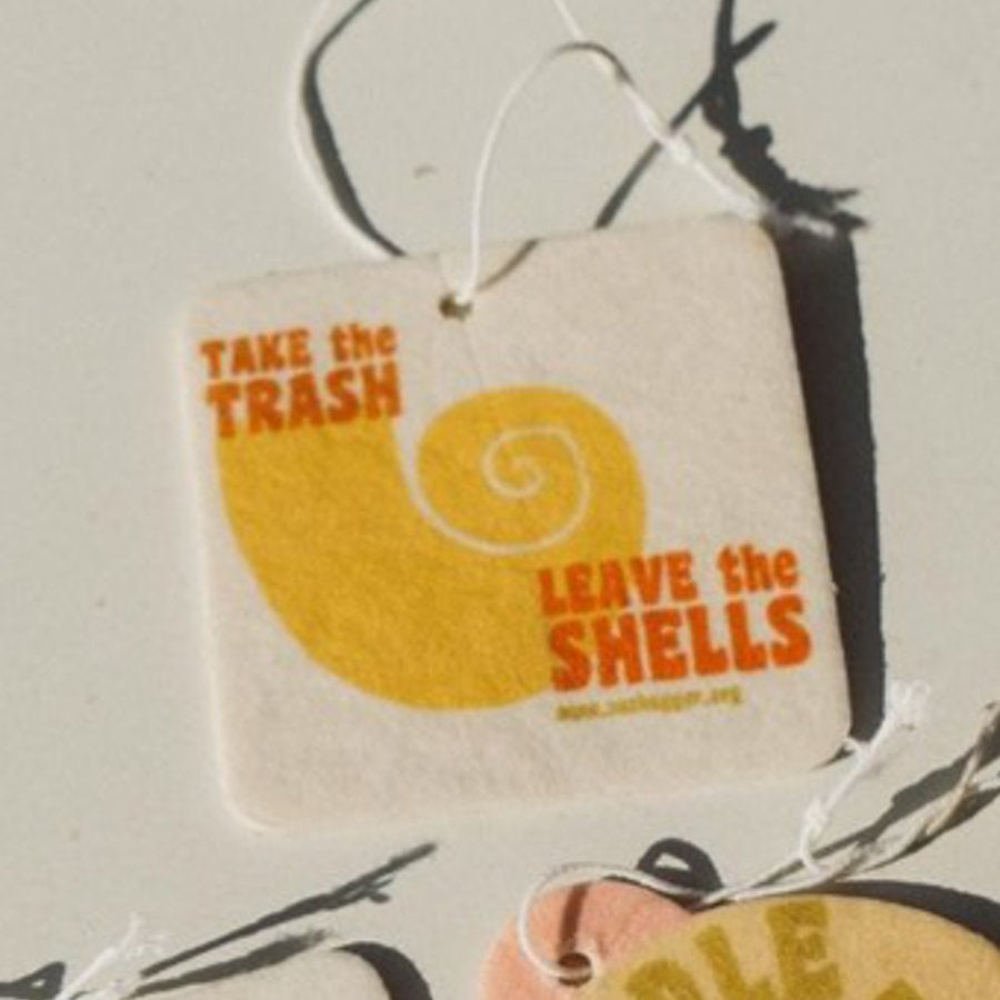 Camp Scent Freshener - SeaHugger Take the Trash Leave the Shells - STRAWBERRY