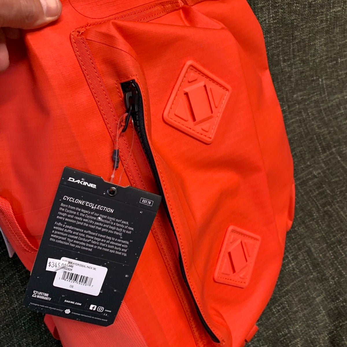 Travel Luggage - Dakine Backpack Cyclone Hydroseal Pack 36L - Sunflare