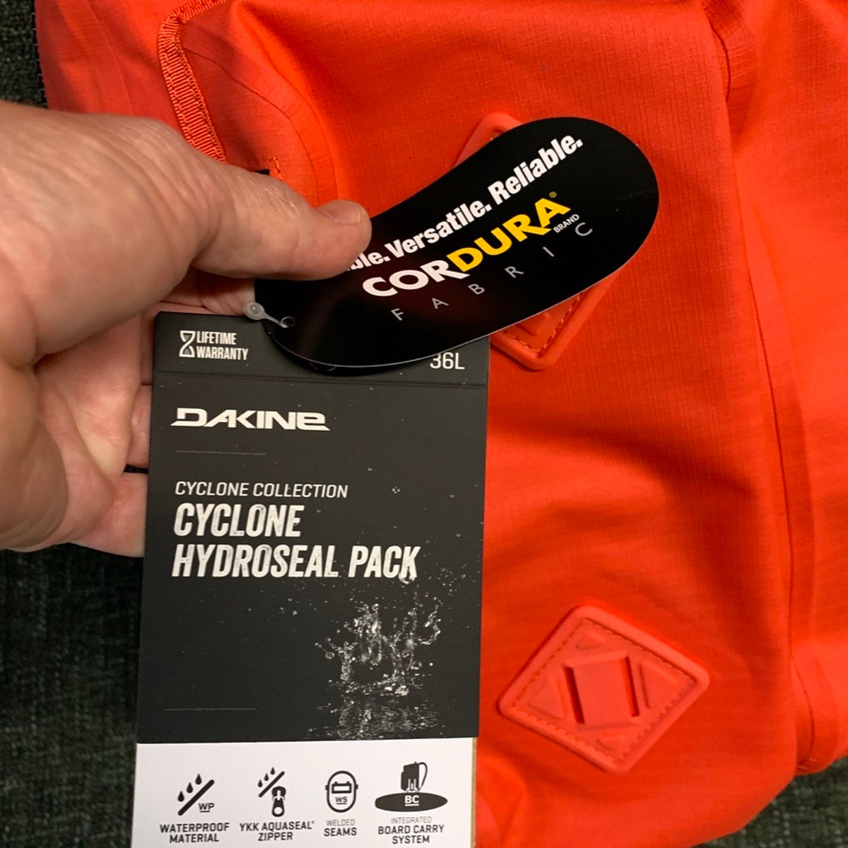 Travel Luggage - Dakine Backpack Cyclone Hydroseal Pack 36L - Sunflare