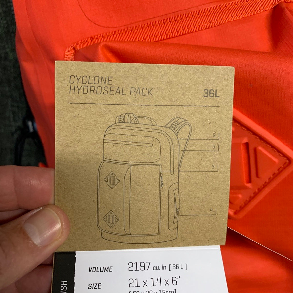 Travel Luggage - Dakine Backpack Cyclone Hydroseal Pack 36L - Sunflare