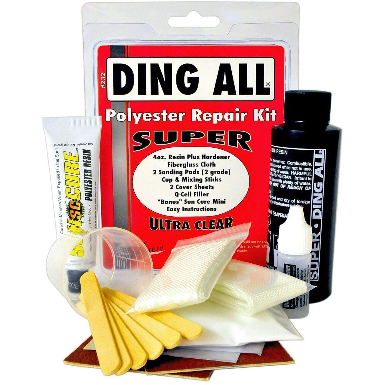 
                  
                    Ding Repair - Ding All Poly SUPER Kit
                  
                