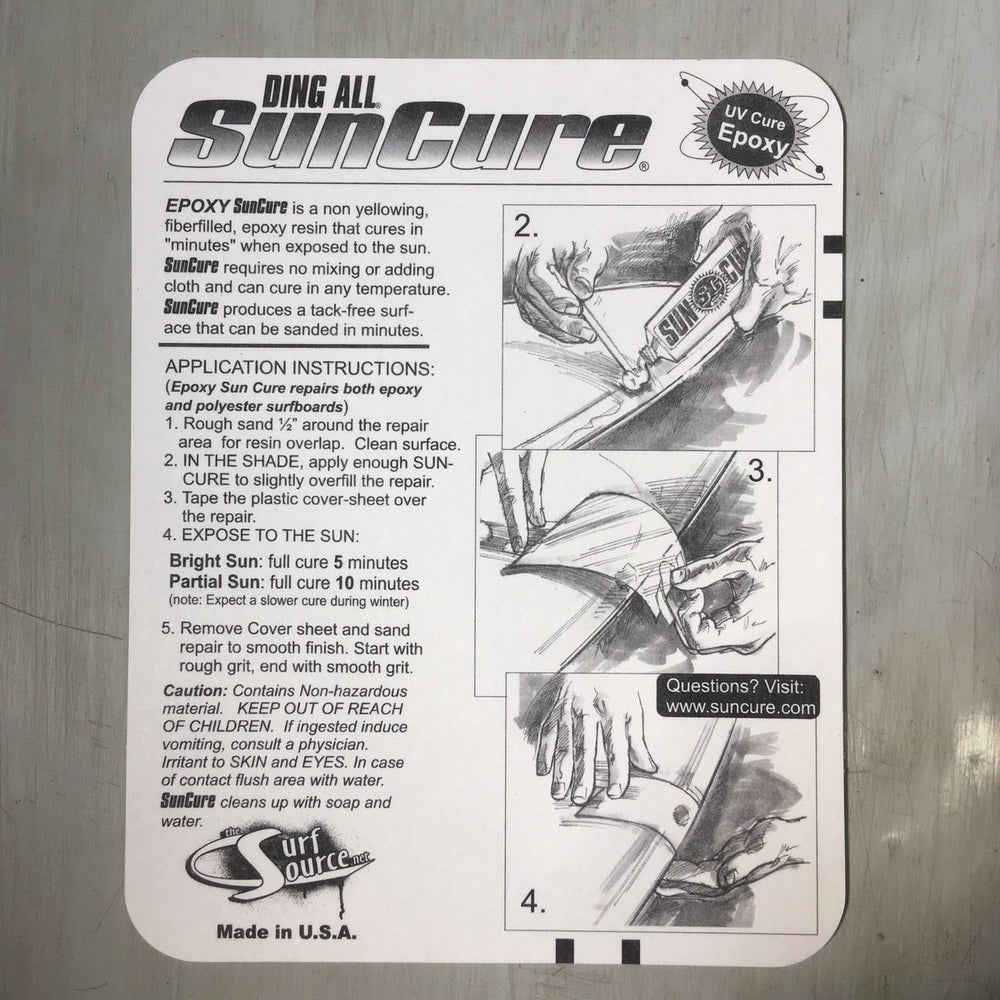 Ding Repair - Sun Cure® Epoxy Fiberfill Kit - Surf Ontario