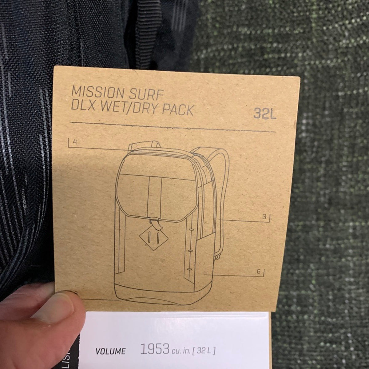 Dakine Backpack Mission Surf Dlx Wet/Dry Pack 32L