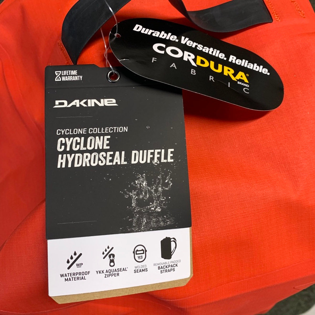 Travel Luggage - Dakine Cyclone Hydroseal Duffle / Backpack 60L - Sunflare