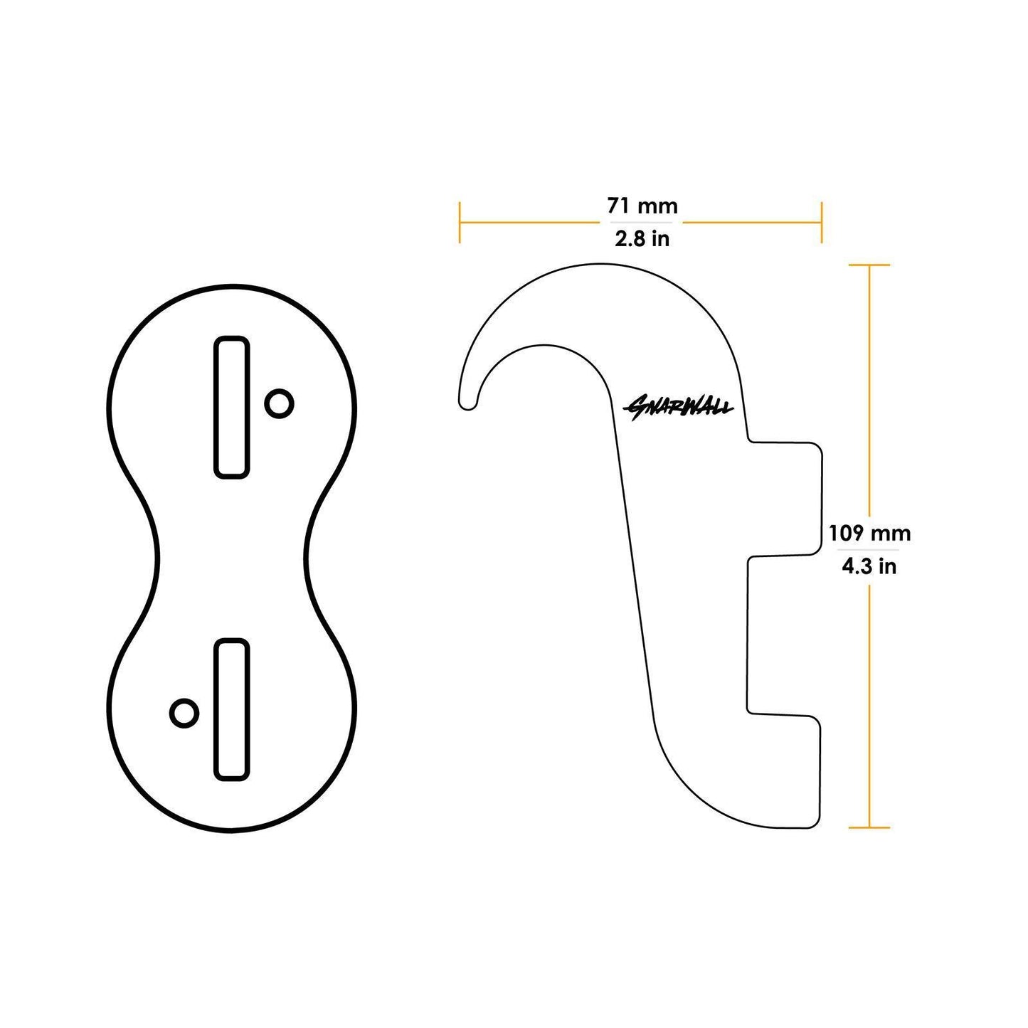 Board racks/hooks - SHEPPS/GNARWALL surfboard hooks - FCS (1ST GEN.)