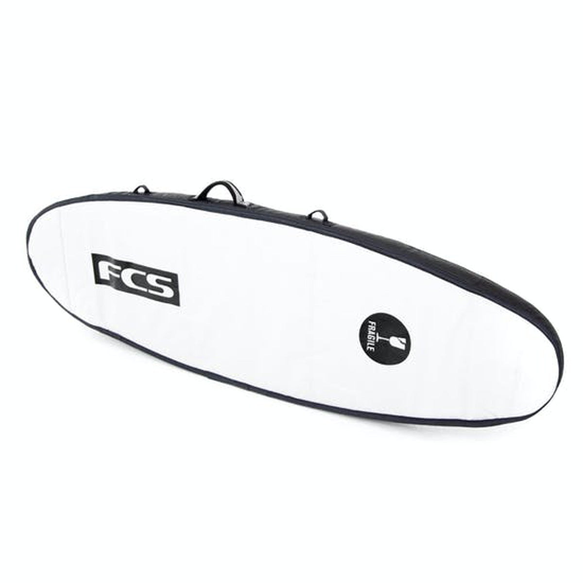 FCS board bag - Travel 1 Hybrid/Funboard Bags Black-Grey