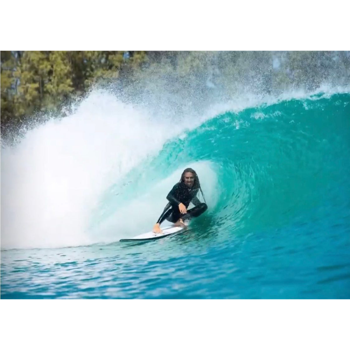 FCS II Rob Machado Sunday Single PG Black 7"
