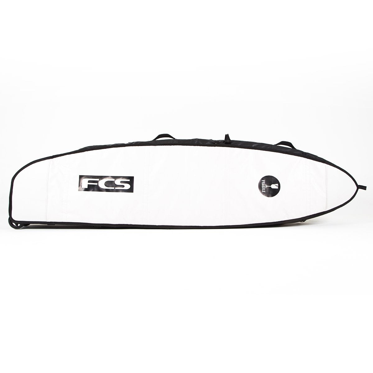 FCS board bag - Travel 3  Hybrid/Funboard Wheelie Bags - 7'0 & 7'6 Black/Grey
