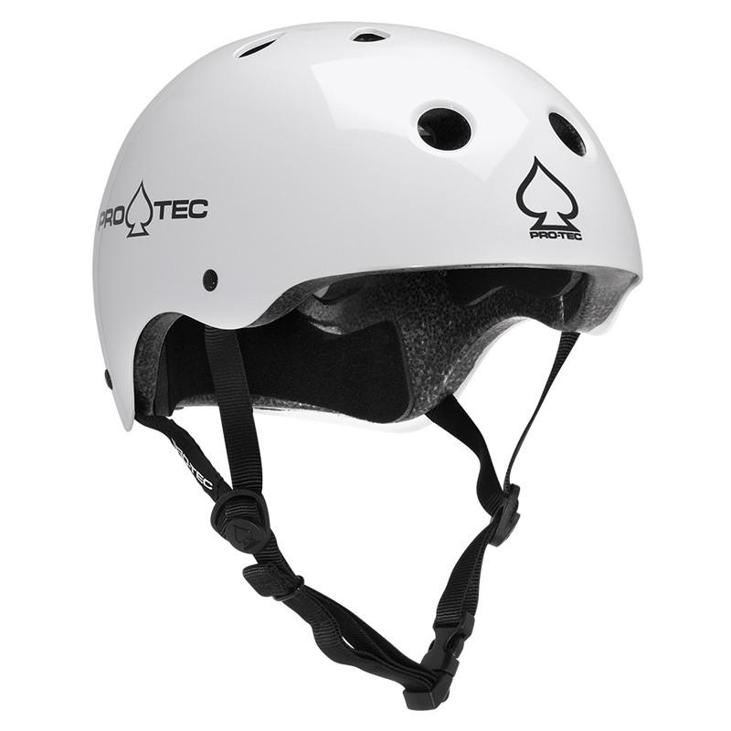 Protective Gear (Skate) - Pro-tec Helmet - Classic Certified Gloss White