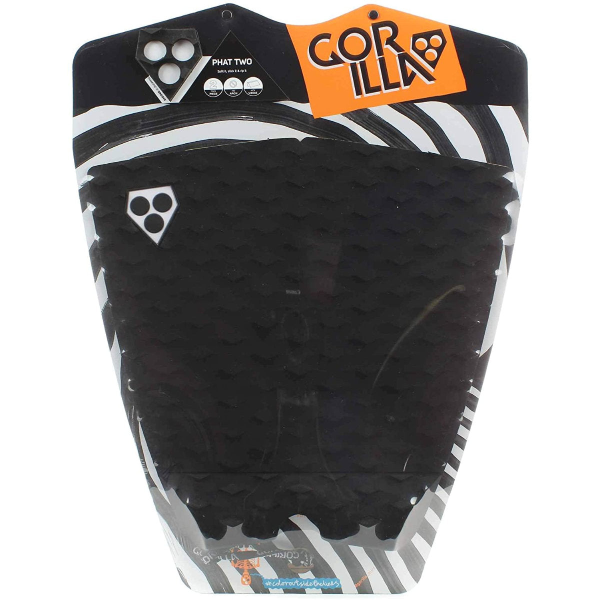 Deck pads - Gorilla Grip - Phat Two Black