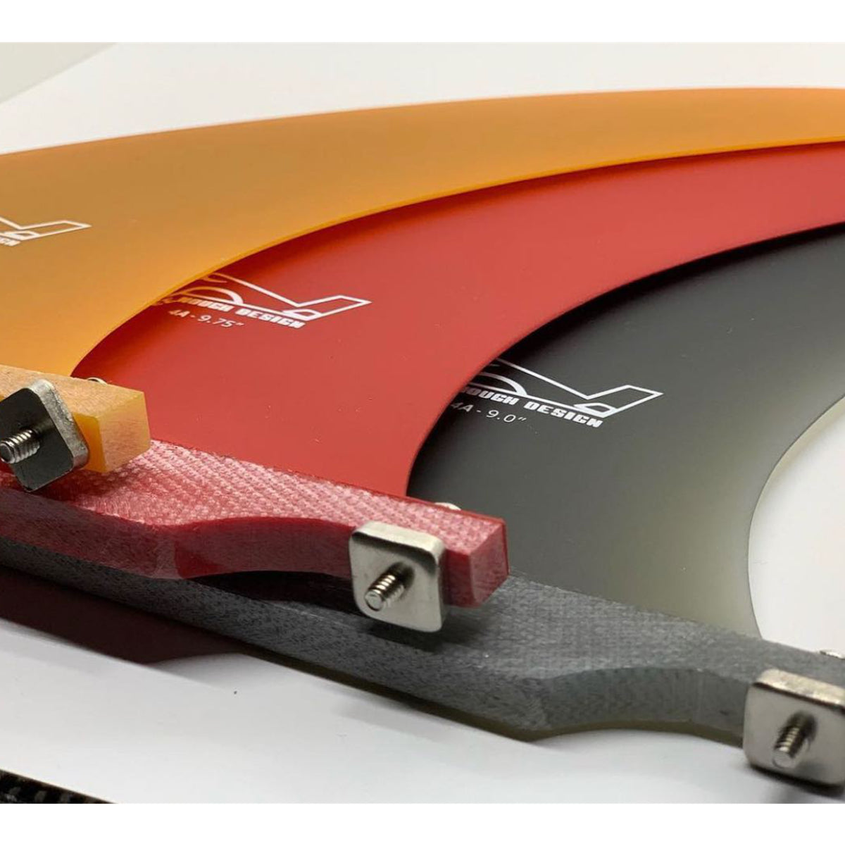 Greenough 4A Longboard Fin 9" - Translucent Red