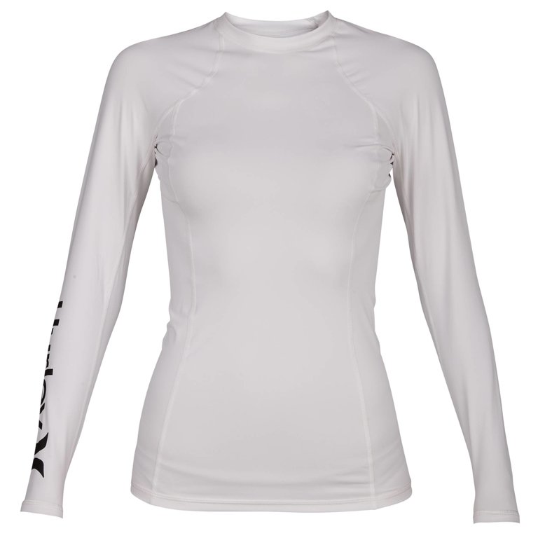 Hurley - OAO Rashguard L/S - White/Black