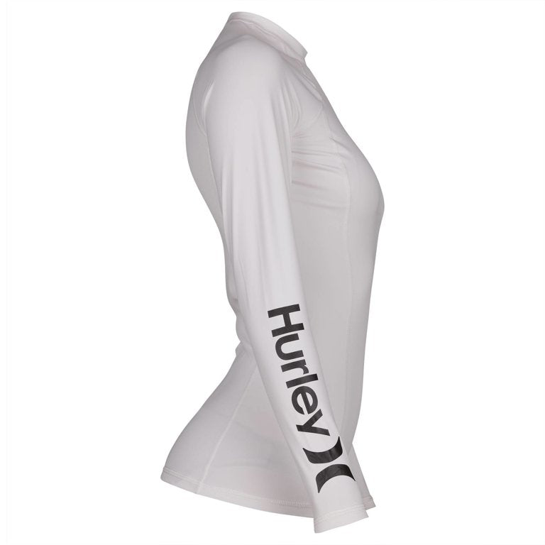 Hurley - OAO Rashguard L/S - White/Black