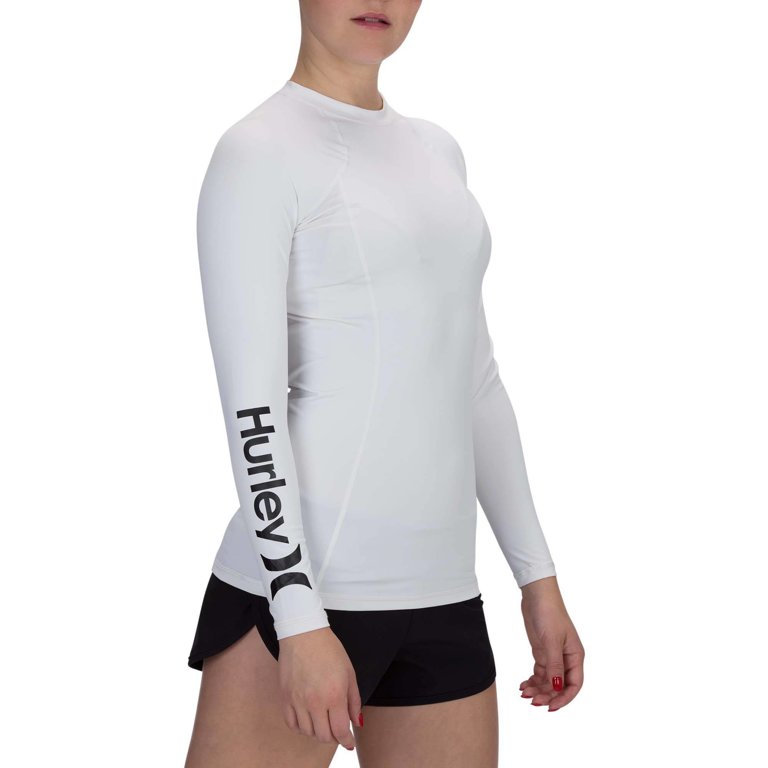 Hurley - OAO Rashguard L/S - White/Black