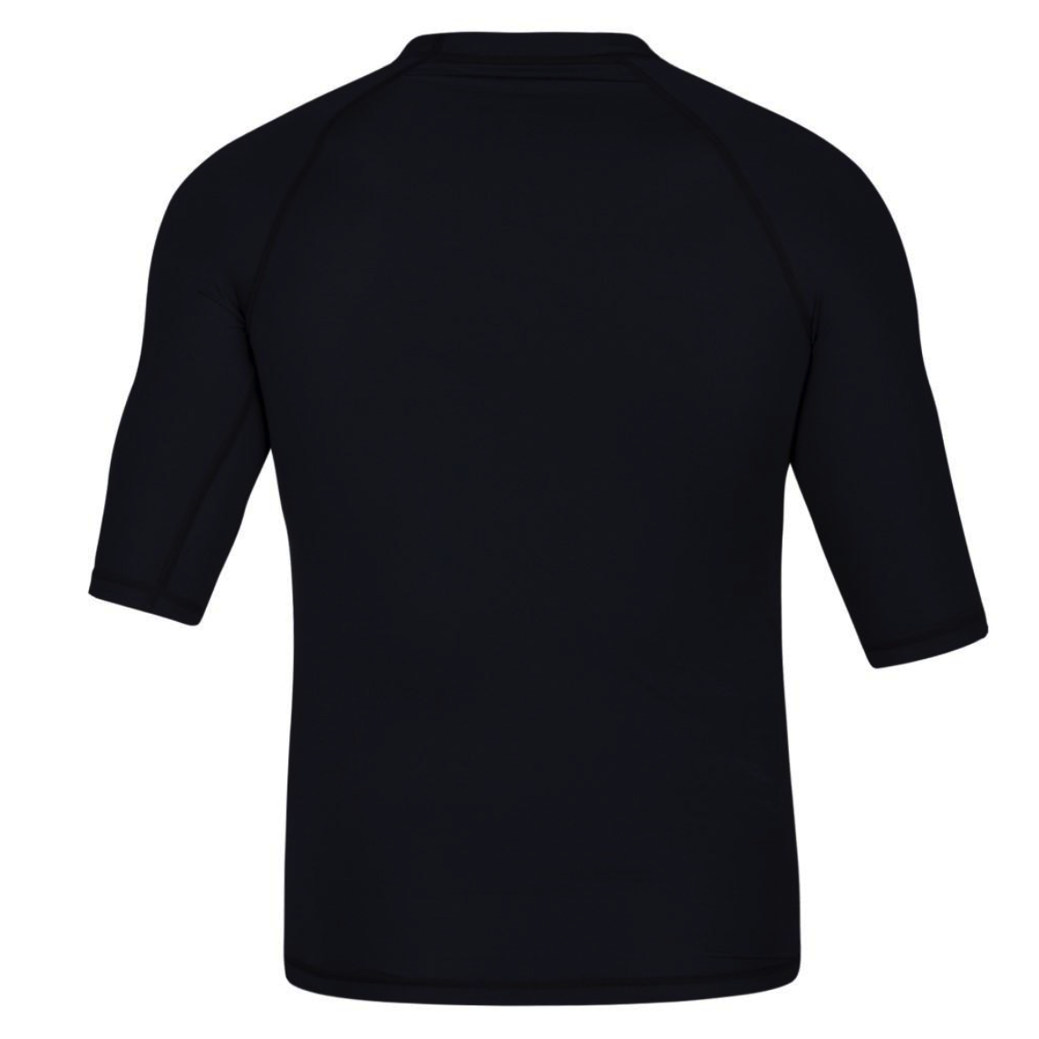 Mens Rashies Hurley One & Only Short Sleeve Rash Vest Black