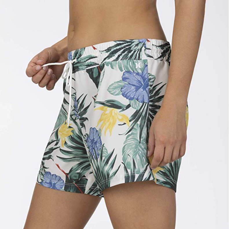 Hurley Women's Supersuede Lanai Volley 5" - Sail (133) - Longer length