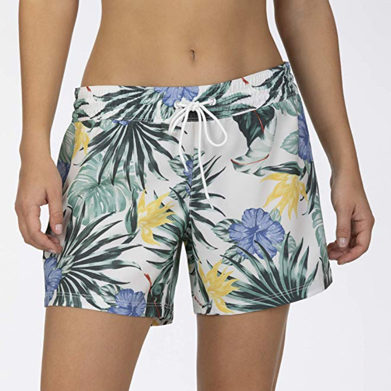 Hurley Women's Supersuede Lanai Volley 5" - Sail (133) - Longer length