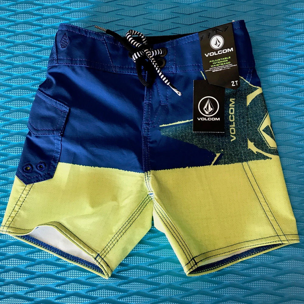 Boardshorts - Volcom Lido Block Mod - Blue/Yellow - Surf Ontario