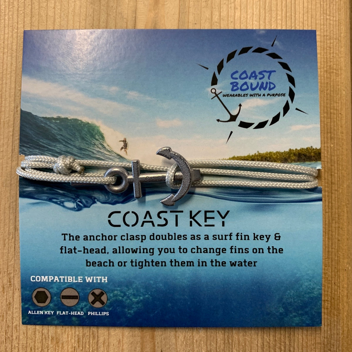 Jewellery / Fin Screw Key - COAST KEY Bracelet