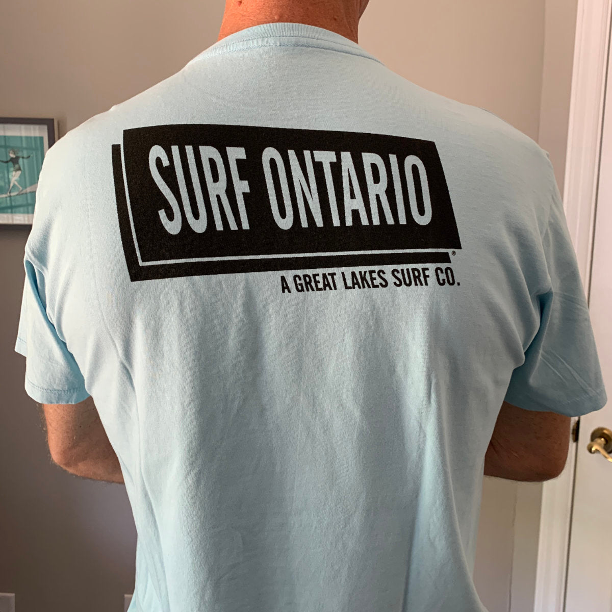 Vissla Established Surf Ontario T-Shirt - Chambray Light Blue