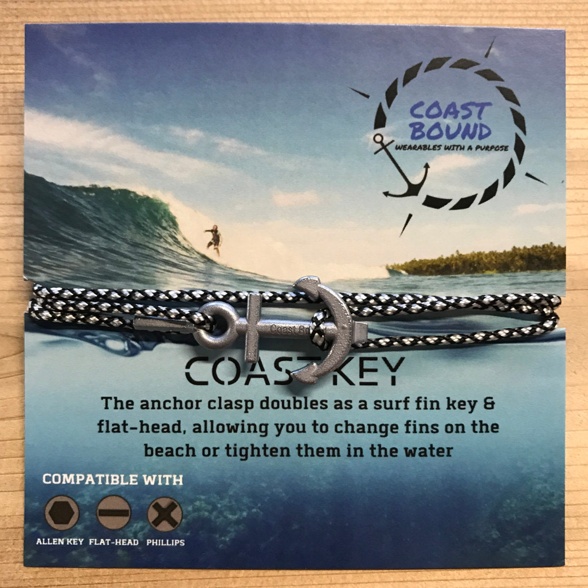 Jewellery / Fin Screw Key - COAST KEY Bracelet