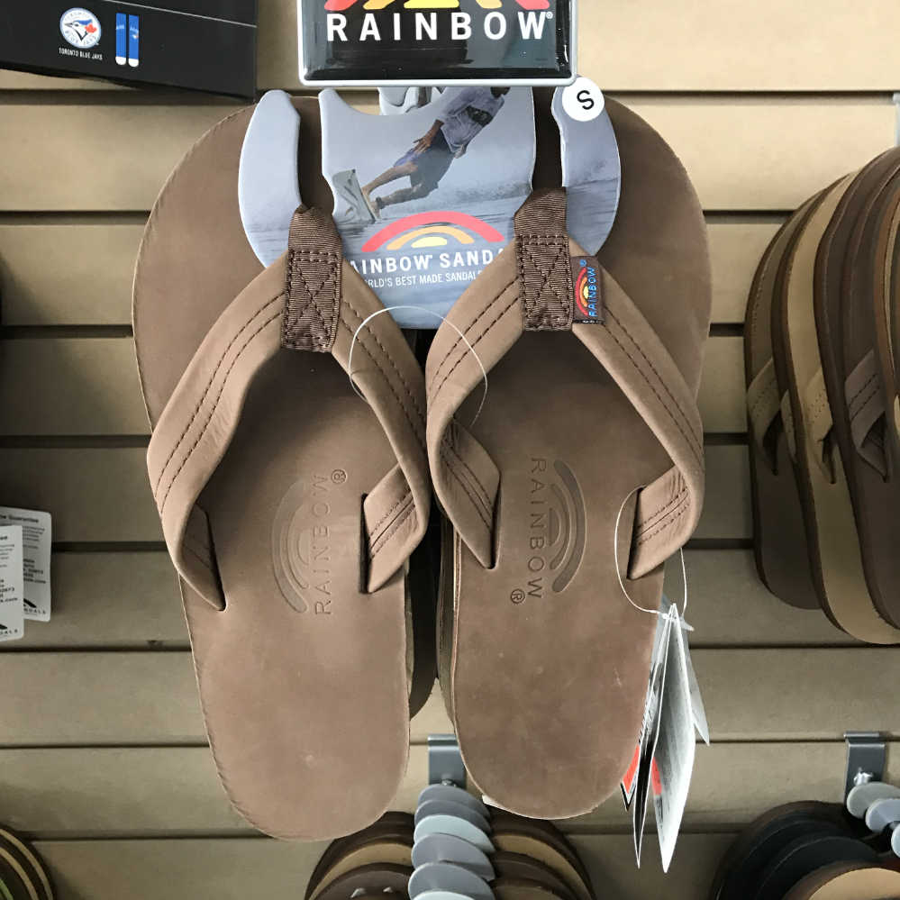 
                  
                    Flip Flops / Sandals - Rainbow Original - 301 ALTS	Premier Leather Single Layer/Thick Strap - Mens
                  
                