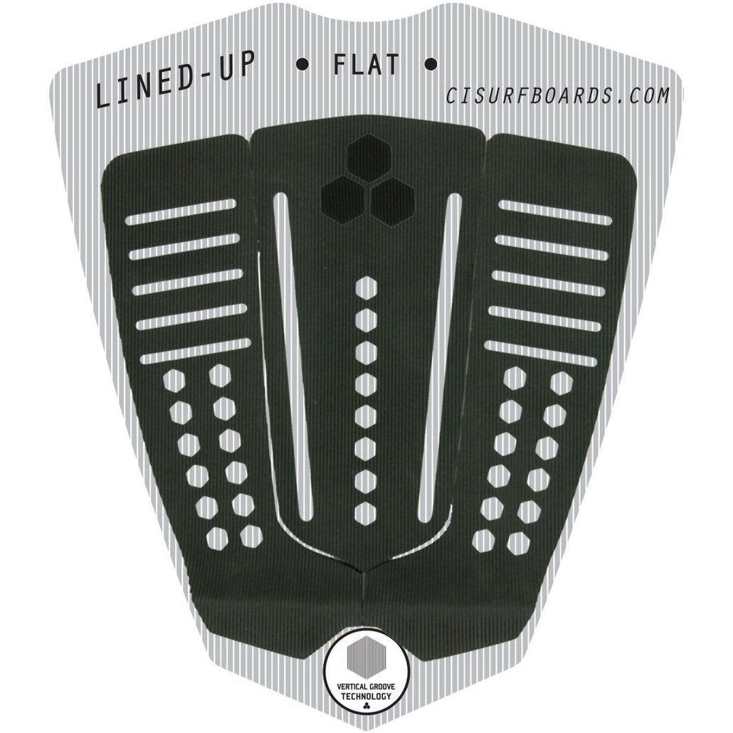 Deck pads - Channel Islands - Lined Up Flat Black