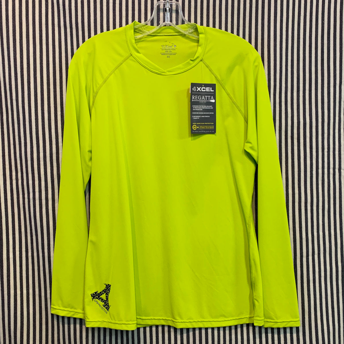 
                  
                    Womens Rashie XCEL Regatta Series T-shirt style L/S Fit Lime Green
                  
                