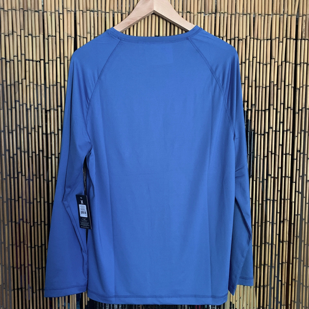 Mens Rashies Hurley Long Sleeve SUNSHIRT - Blue/Star Sapphire Traditional