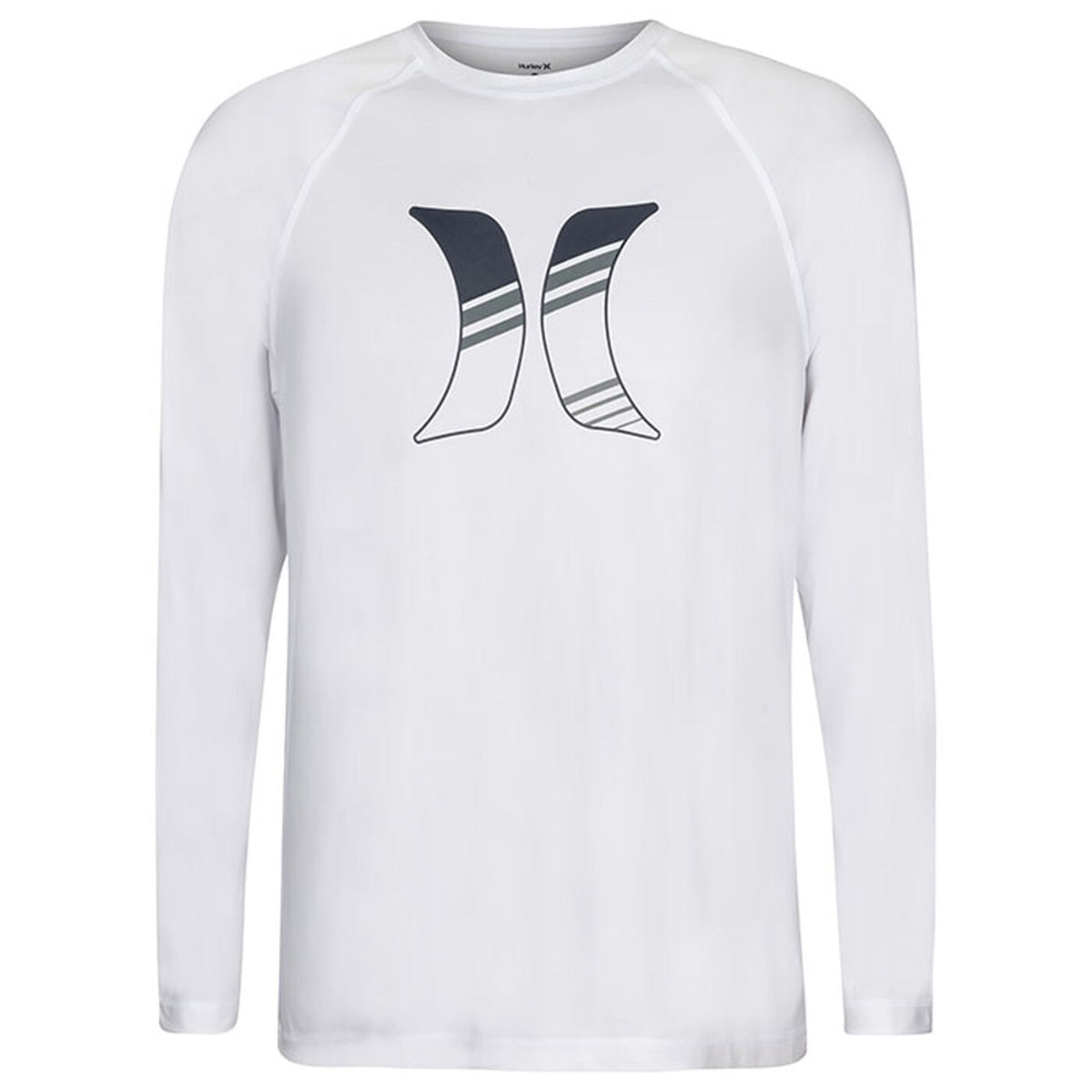 Mens Rashies Hurley Long Sleeve SUNSHIRT - Blue/Star Sapphire Traditional