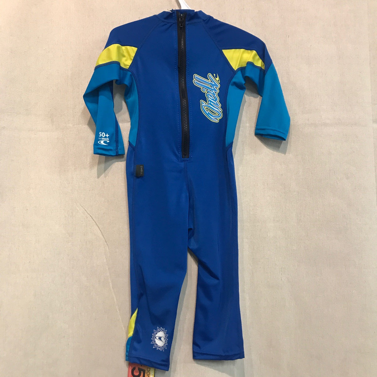 Toddler Boys Rashies O'Neill O’Zone Full 4307B - AI1-Deepsea/Sky/Ylw