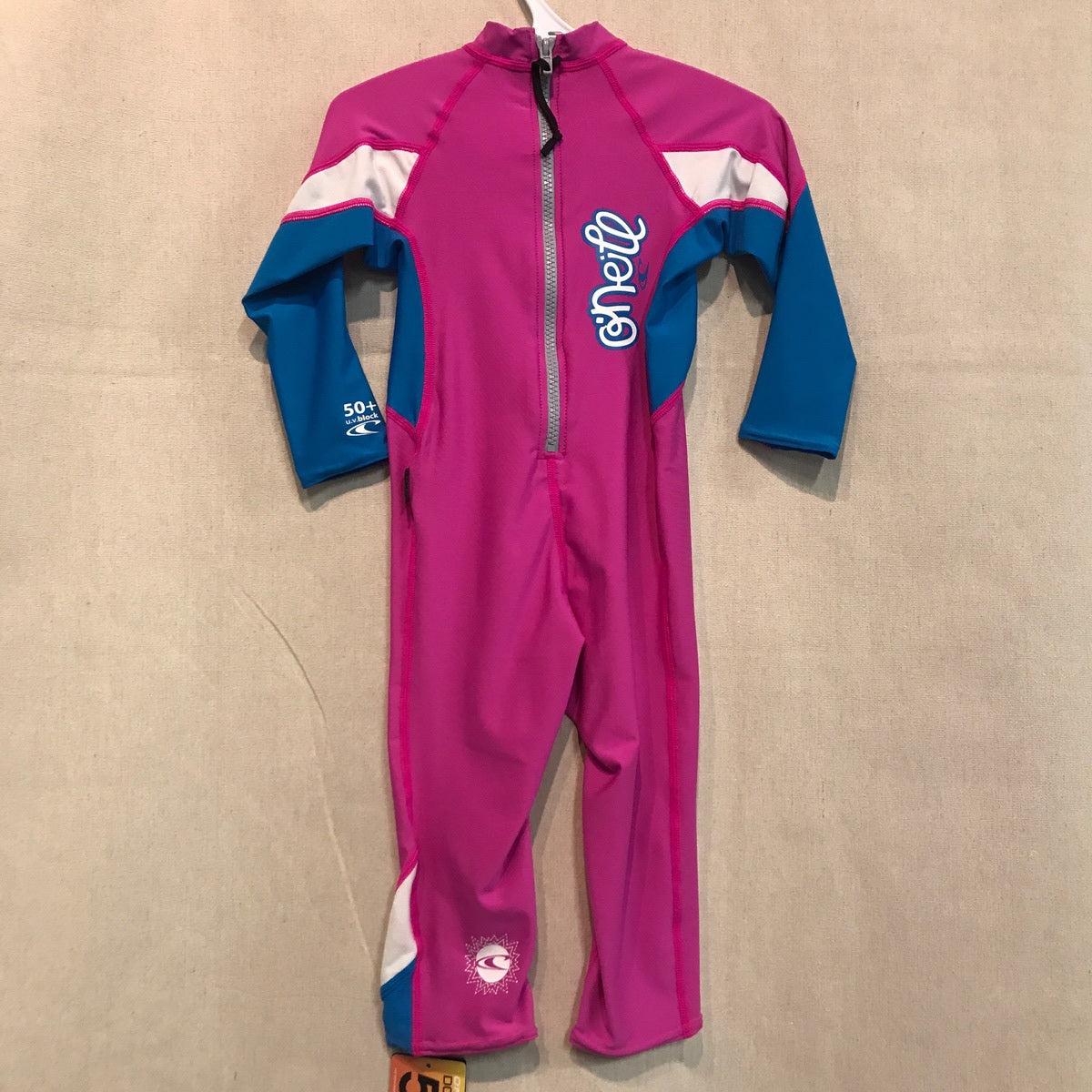 Toddler Girls Rashies O'Neill O’Zone Full 4307G - AI2-Berry/Sky/Wht