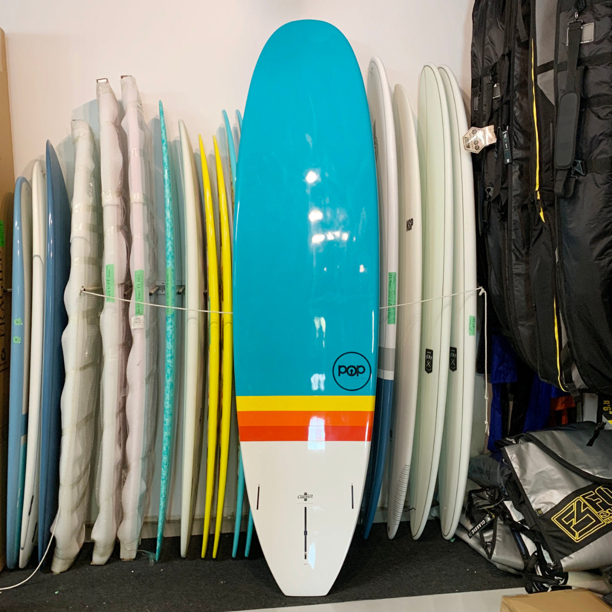 POP rigid 10'6" Classico Turquoise/Yellow