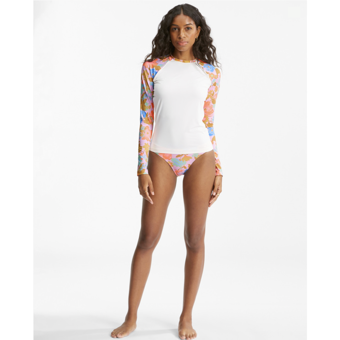 Women's Rashies Billabong Pick Me Up Long Sleeve Rashguard - Salt Crystal