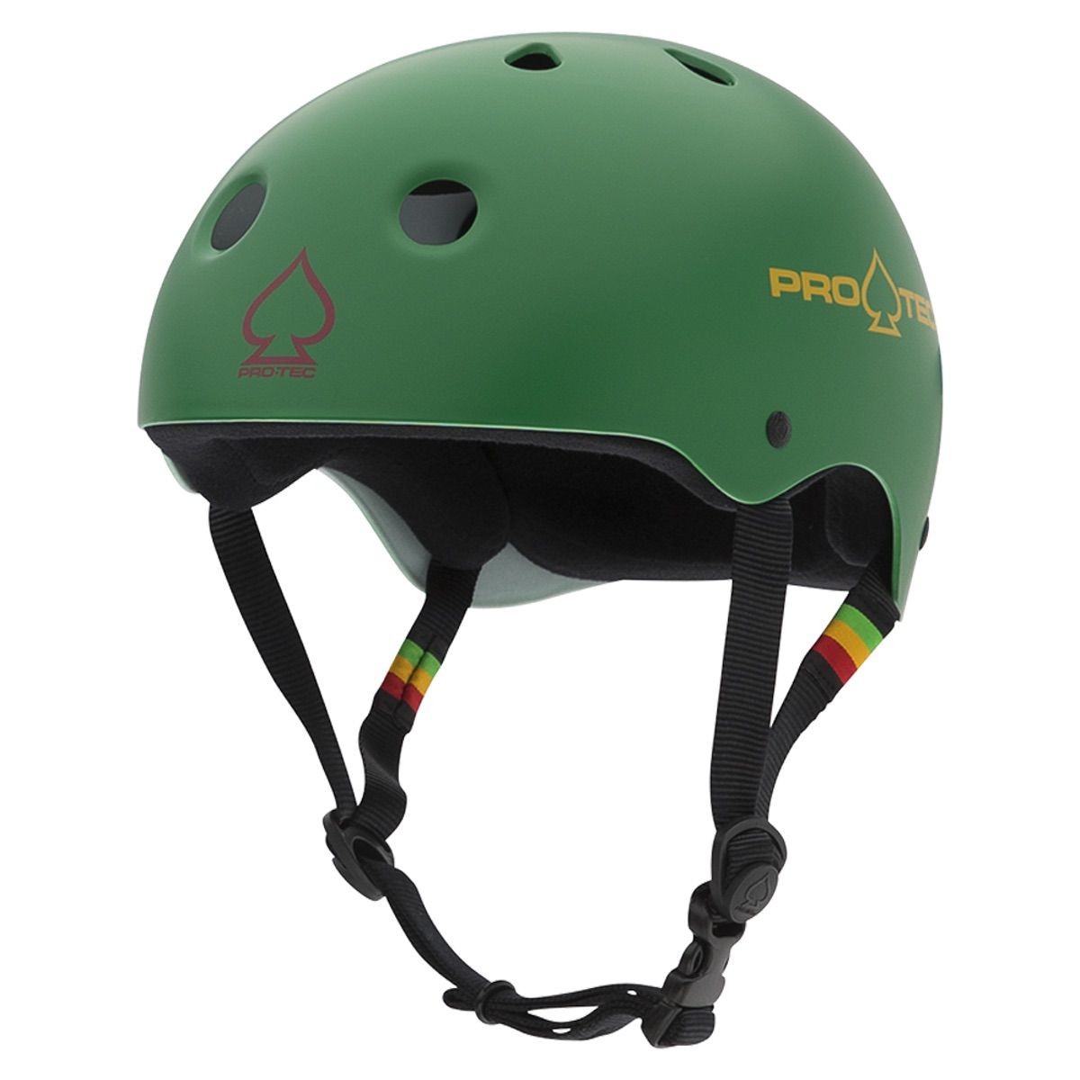 
                  
                    Protective Gear (Skate) - Pro-tec Helmet - Classic Skate - Matte Rasta Green
                  
                