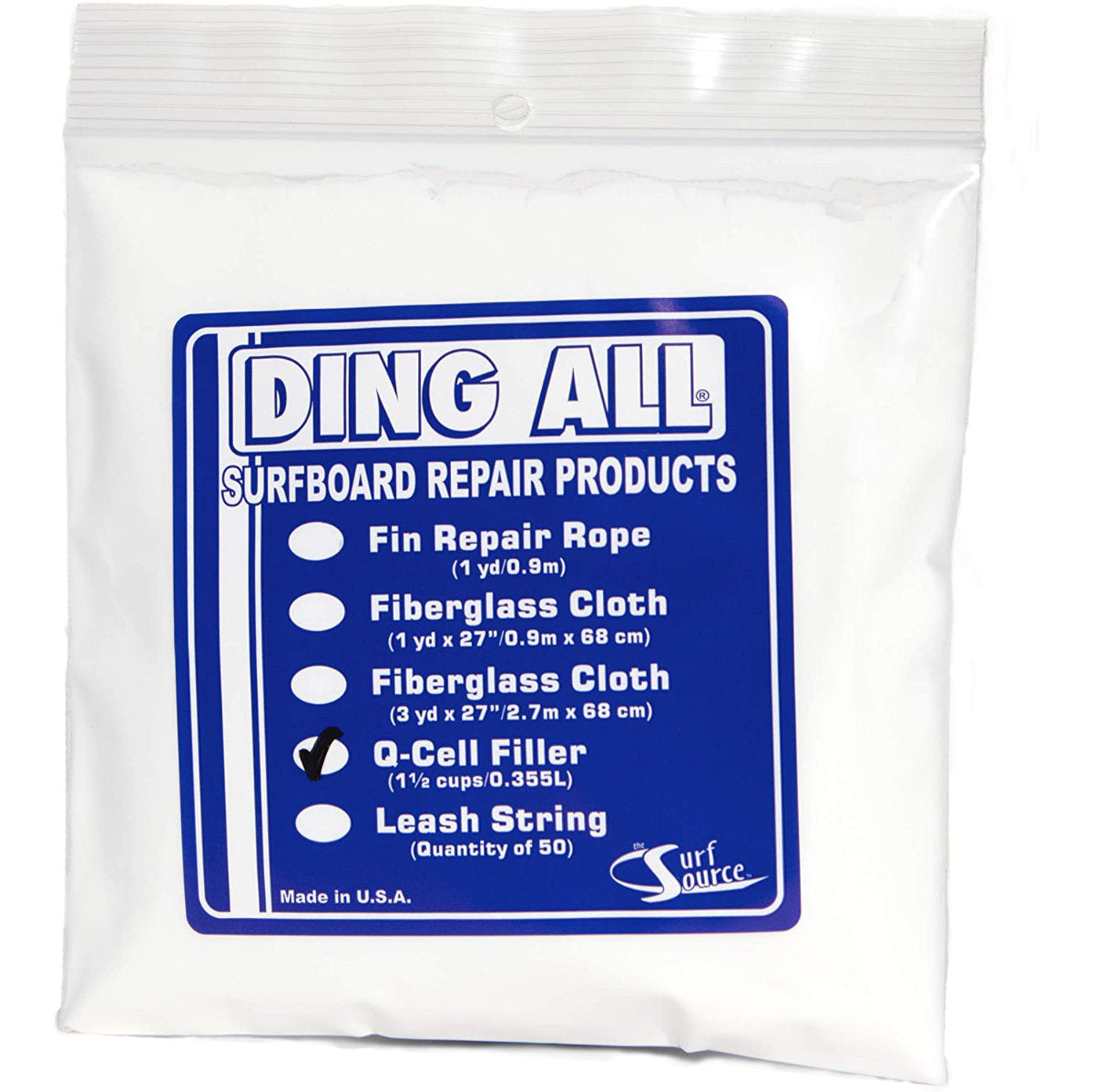 
                  
                    Ding Repair  - Ding All Q-Cell Filler ** 1-2 WEEKS  🚚**
                  
                
