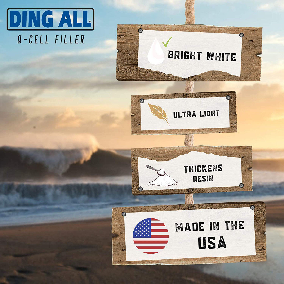 Ding Repair  - Ding All Q-Cell Filler