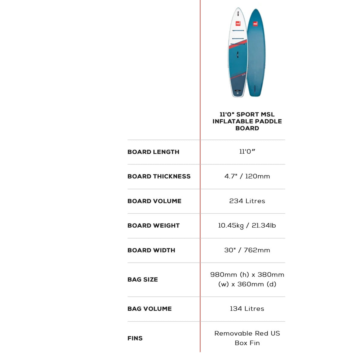 Red Paddle Co. 11' x 30" Sport 2022 - FREE Shipping π»
