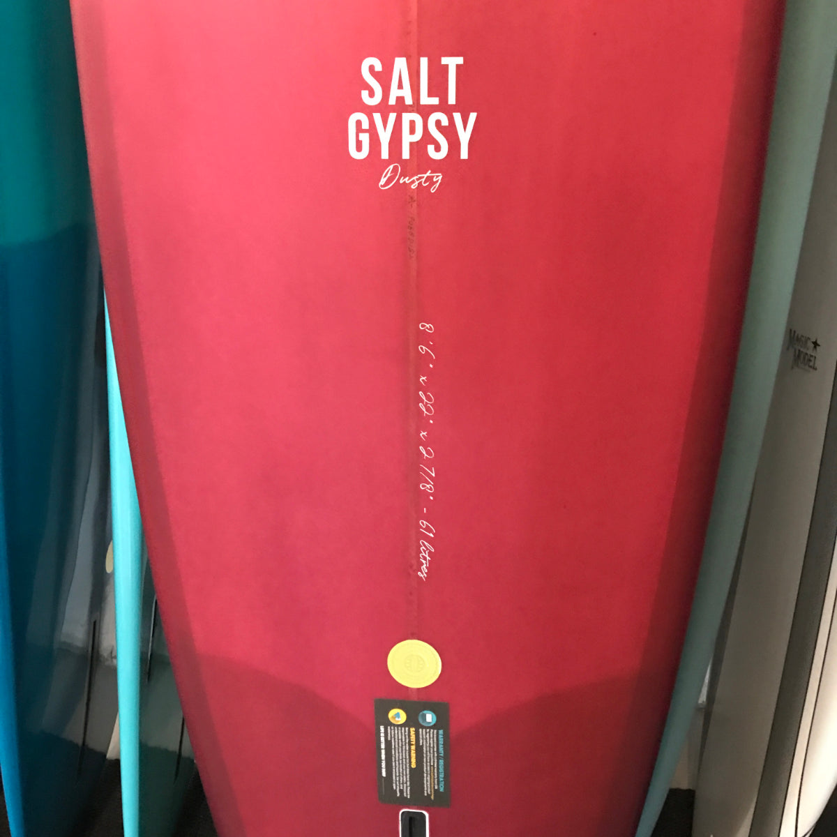 Salt Gypsy Dusty Retro 8'6 Longboard Merlot Tint